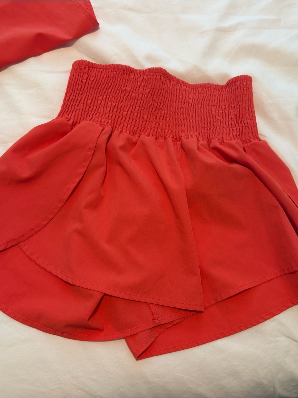 Orange/peachy front-tie matching set! - Picture 5 of 6